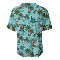 Aloha Hawaii Surfing Tropical Seamless Baseball Jersey