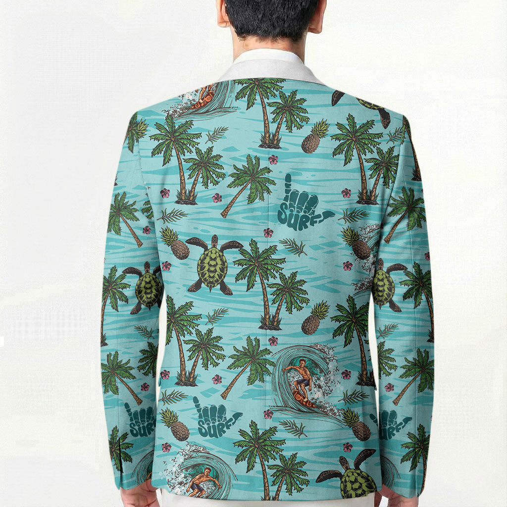 Aloha Hawaii Surfing Tropical Seamless Blazer LT14 - Polynesian Pride