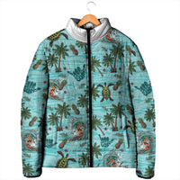 Aloha Hawaii Surfing Tropical Seamless Padded Jacket LT14 - Polynesian Pride