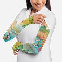 Surfing Paradise Hawaii Arm Sleeves Tropical Flowers Beachy Vibes LT14 - Polynesian Pride