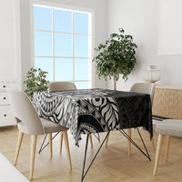 Hawaii Surfing Personalized Tablecloth Born To Surf Tiki Hawaiian Pattern LT14 - Polynesian Pride