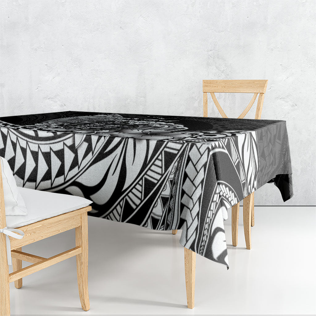 Hawaii Surfing Personalized Tablecloth Born To Surf Tiki Hawaiian Pattern LT14 - Polynesian Pride