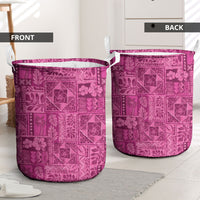 Hawaii Rainforest Beach Tropical Flowers Laundry Basket LT14 - Polynesian Pride