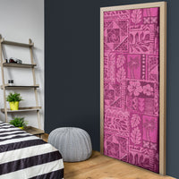 Hawaii Rainforest Beach Tropical Flowers Door Cover LT14 - Polynesian Pride