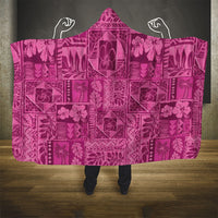 Hawaii Rainforest Beach Tropical Flowers Hooded Blanket LT14 - Polynesian Pride