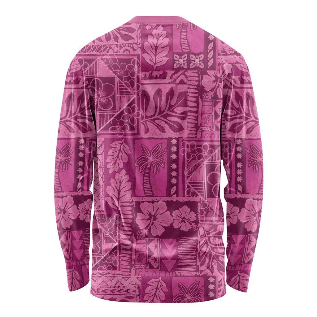 Hawaii Rainforest Beach Tropical Flowers Long Sleeve Shirt LT14 - Polynesian Pride