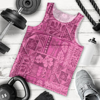 Hawaii Rainforest Beach Tropical Flowers Men Tank Top LT14 - Polynesian Pride