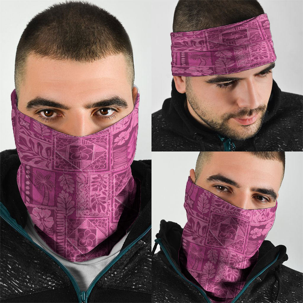 Hawaii Rainforest Beach Tropical Flowers Neck Gaiter LT14 - Polynesian Pride