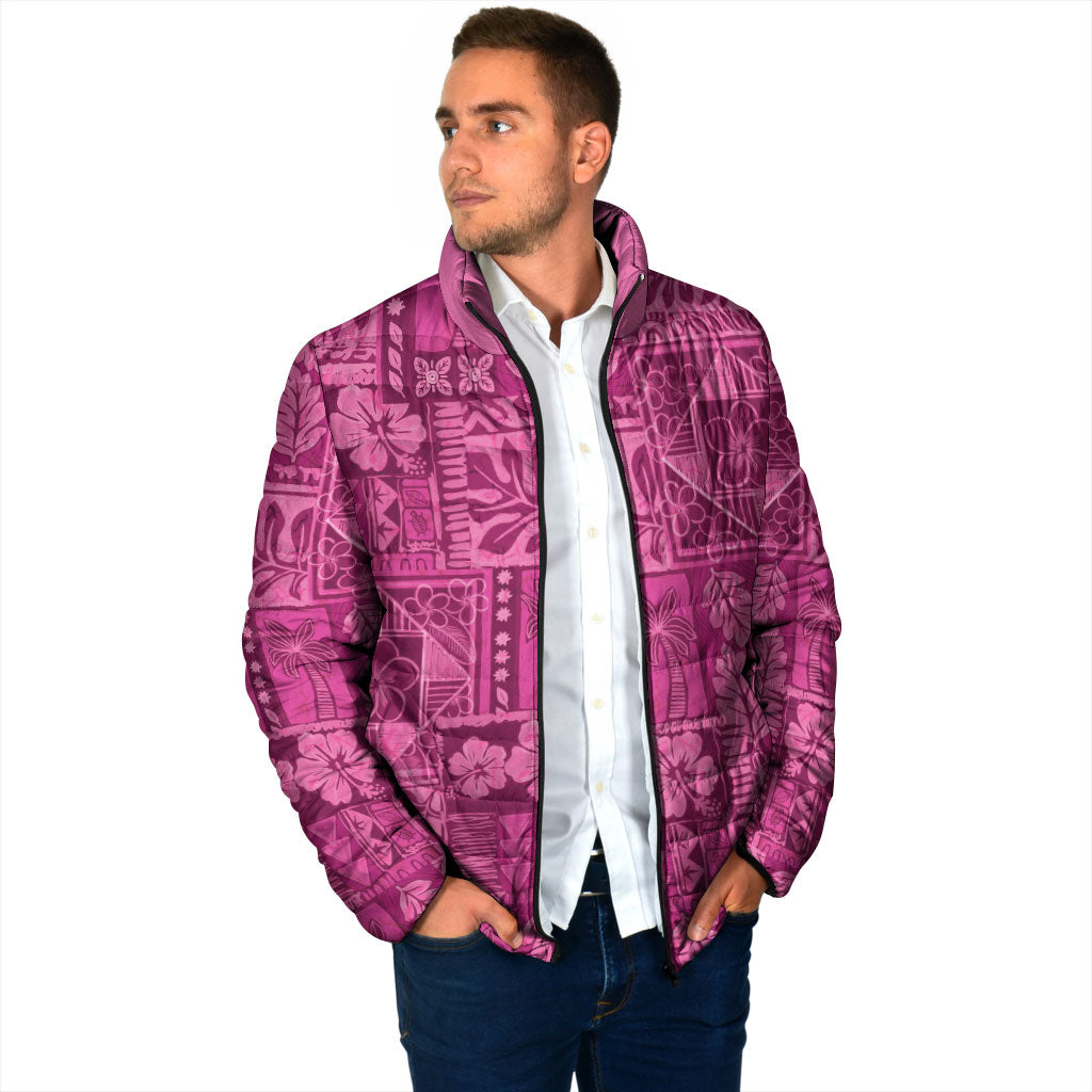 Hawaii Rainforest Beach Tropical Flowers Padded Jacket LT14 - Polynesian Pride