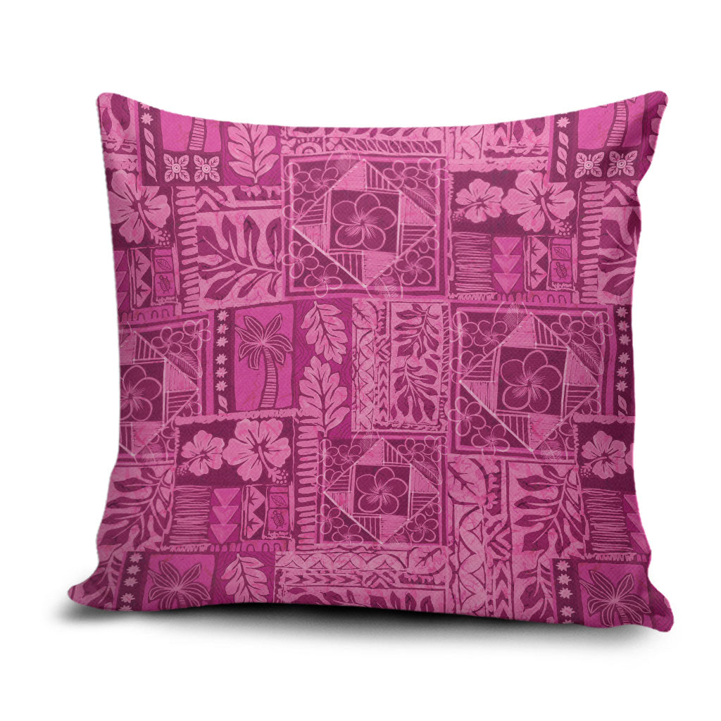 Hawaii Rainforest Beach Tropical Flowers Pillow Cover LT14 Pink - Polynesian Pride