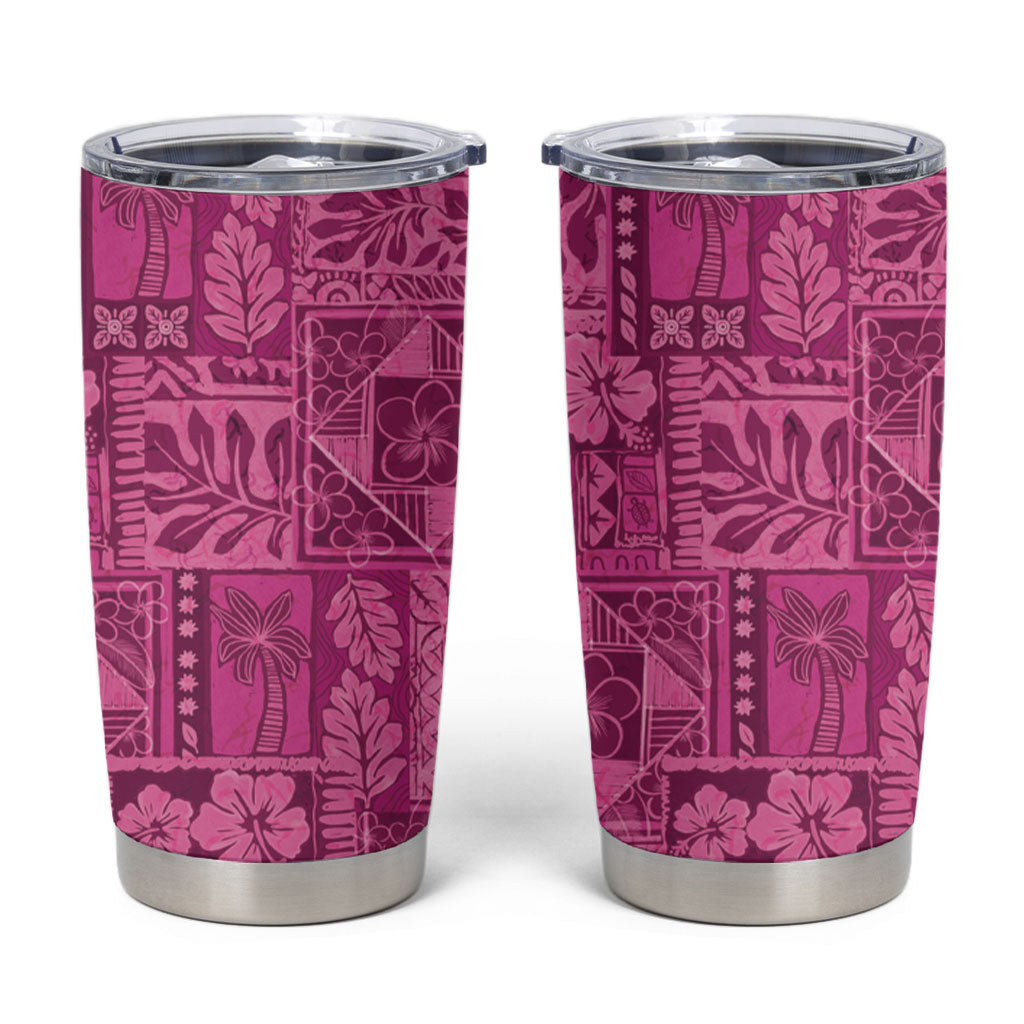 Hawaii Rainforest Beach Tropical Flowers Tumbler Cup