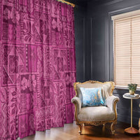 Hawaii Rainforest Beach Tropical Flowers Window Curtain LT14 - Polynesian Pride