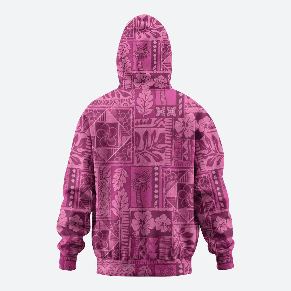 Hawaii Rainforest Beach Tropical Flowers Zip Hoodie LT14 - Polynesian Pride