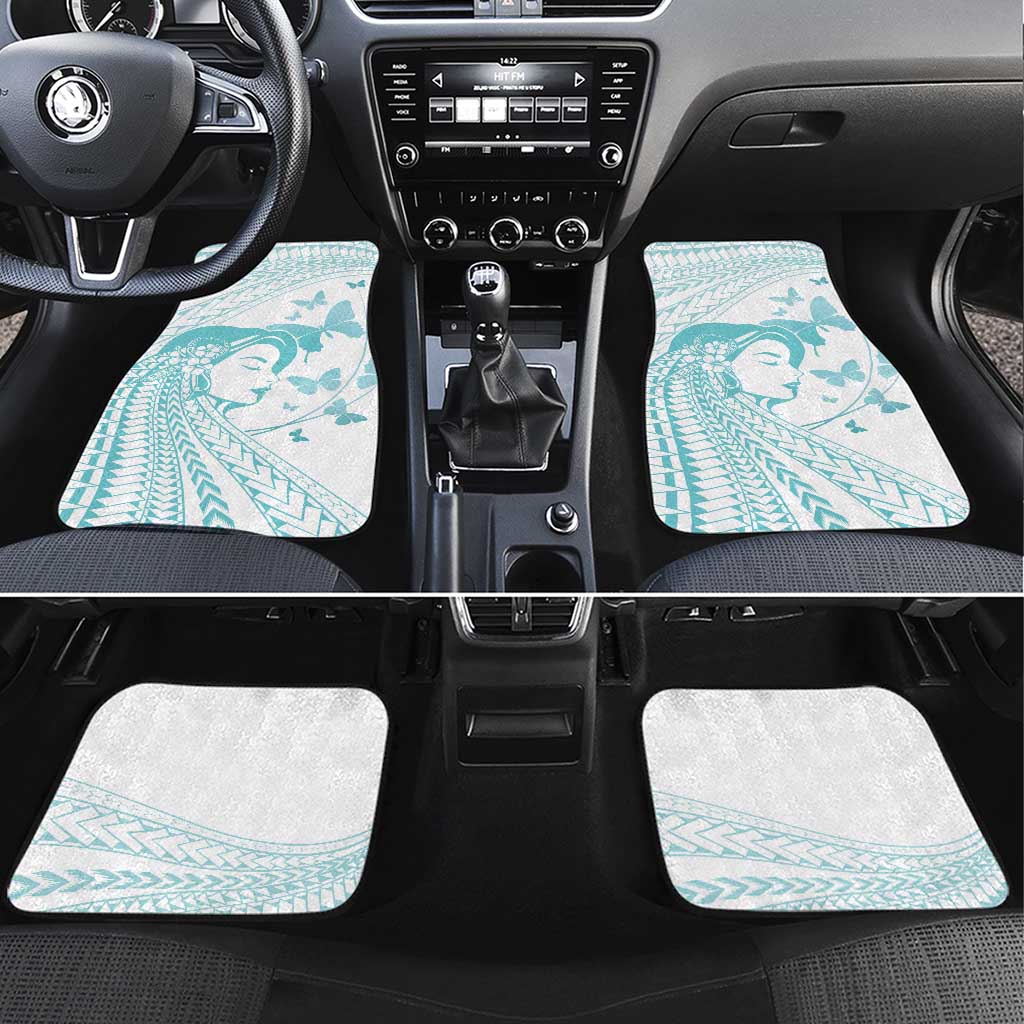 Polynesia Cervical Cancer Awareness Month Car Mats Polynesian Women Faith Hope Love!