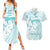 Polynesia Cervical Cancer Awareness Month Couples Matching Summer Maxi Dress and Hawaiian Shirt Polynesian Women Faith Hope Love!