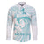 Polynesia Cervical Cancer Awareness Month Family Matching Puletasi and Hawaiian Shirt Polynesian Women Faith Hope Love!