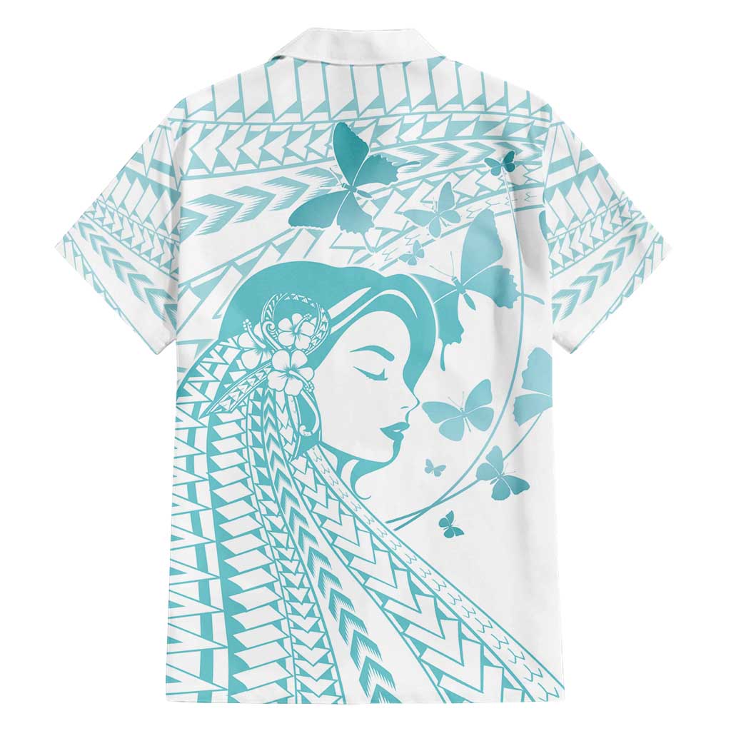 Polynesia Cervical Cancer Awareness Month Family Matching Summer Maxi Dress and Hawaiian Shirt Polynesian Women Faith Hope Love!