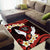 Polynesia AIDS Awareness Month Area Rug Take The Rights Path Polynesian Pattern