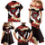 Polynesia AIDS Awareness Month Family Matching Mermaid Dress and Hawaiian Shirt Take The Rights Path Polynesian Pattern