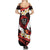 Polynesia AIDS Awareness Month Summer Maxi Dress Take The Rights Path Polynesian Pattern