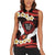 Polynesia AIDS Awareness Month Women Sleeveless Polo Shirt Take The Rights Path Polynesian Pattern