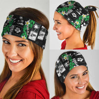 Aloha Hawaii Tuberose Lei Neck Gaiter Tropical Vibes Black Color - Polynesian Pride
