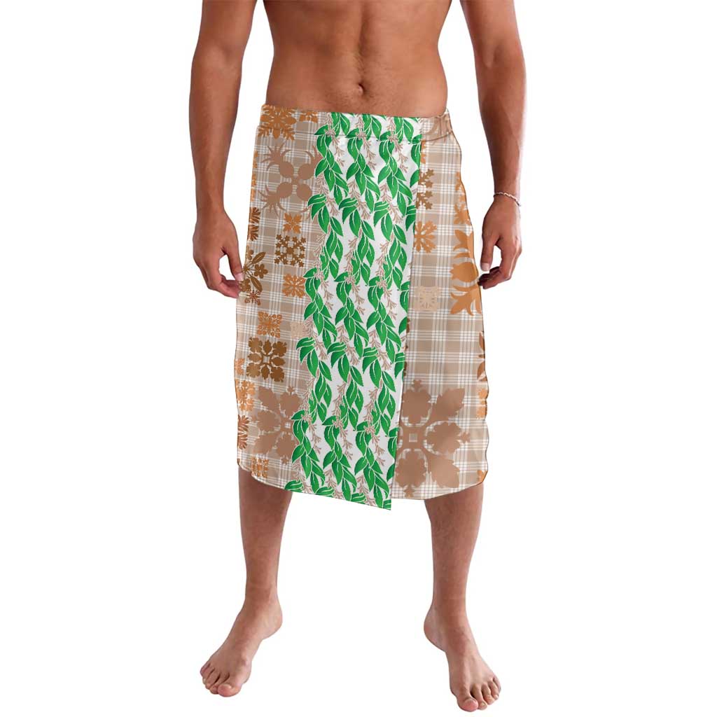 Aloha Hawaii Palaka Tuberose Lei Lavalava Hawaiian Quilt Seamless Style - Polynesian Pride