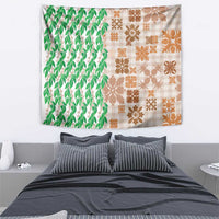 Aloha Hawaii Palaka Tuberose Lei Tapestry Hawaiian Quilt Seamless Style - Polynesian Pride