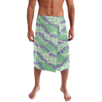 Pastel Green Hawaii Palaka Honohono Pikake Lavalava Hawaiian Orchid Lei Polynesian Pattern - Polynesian Pride