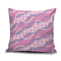 Pink Hawaii Palaka Honohono Pikake Pillow Cover Hawaiian Orchid Lei Polynesian Pattern - Polynesian Pride