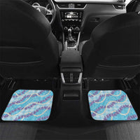Blue Hawaii Palaka Honohono Pikake Car Mats Hawaiian Orchid Lei Polynesian Pattern - Polynesian Pride