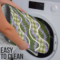 Green Hawaii Palaka Honohono Pikake Bathroom Set Hawaiian Orchid Lei Polynesian Pattern - Polynesian Pride