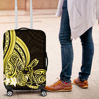 Yellow Polynesia Easter Day Luggage Cover Eggs With Bunny Polynesian Pattern LT14 Yellow - Polynesian Pride