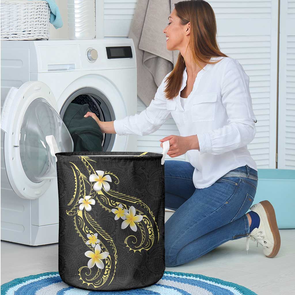 Polynesia Tattoo With Plumeria Laundry Basket Elegant Vibes