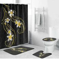 Polynesia Tattoo With Plumeria Bathroom Set Elegant Vibes