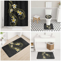 Polynesia Tattoo With Plumeria Bathroom Set Elegant Vibes