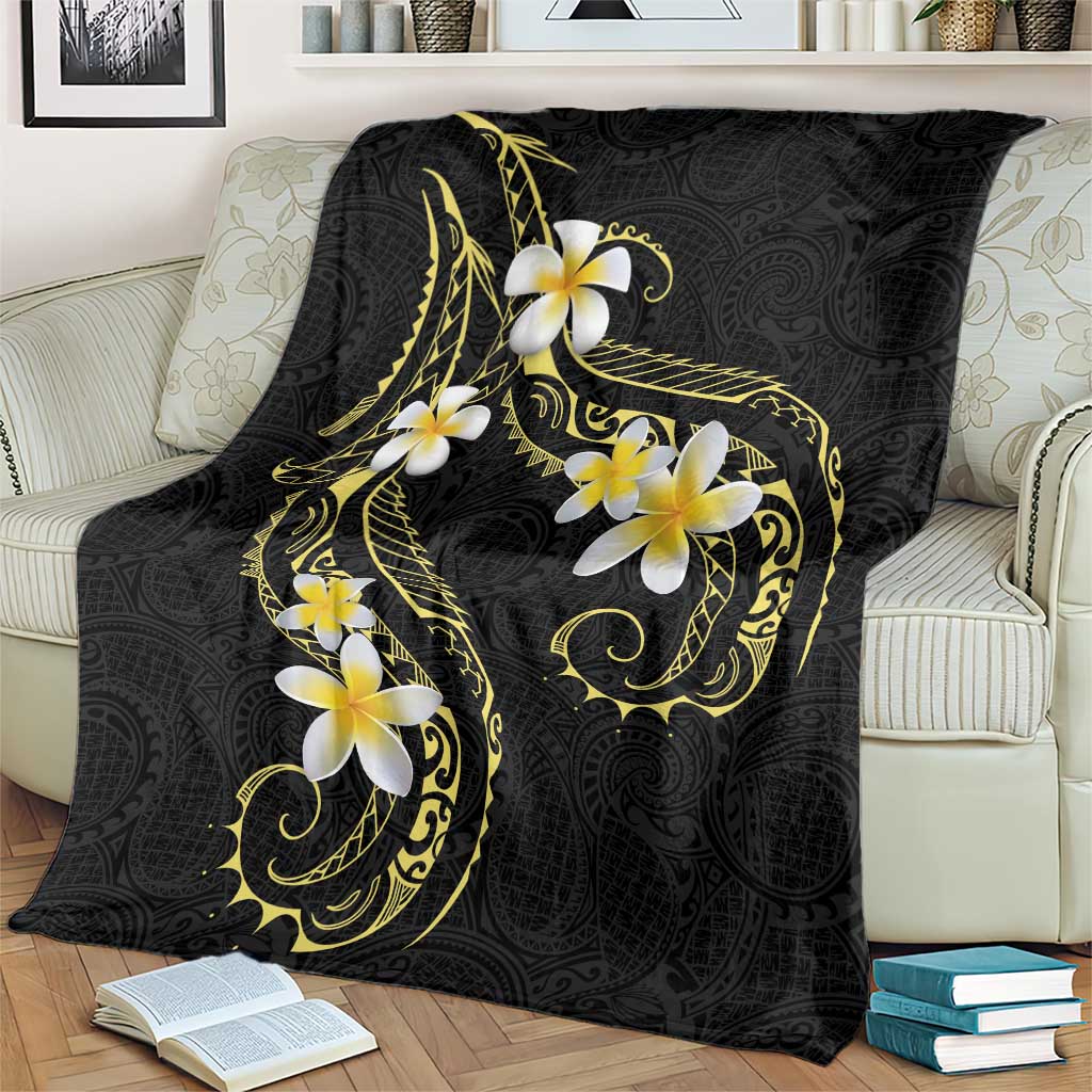 Polynesia Tattoo With Plumeria Blanket Elegant Vibes