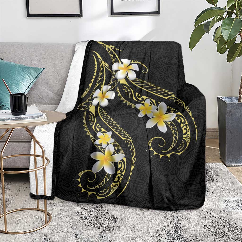 Polynesia Tattoo With Plumeria Blanket Elegant Vibes