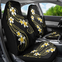 Polynesia Tattoo With Plumeria Car Seat Cover Elegant Vibes