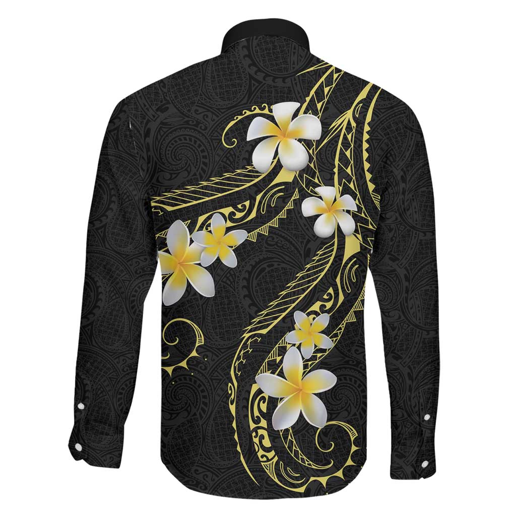 Polynesia Tattoo With Plumeria Family Matching Short Sleeve Bodycon Dress and Hawaiian Shirt Elegant Vibes LT14 - Polynesian Pride