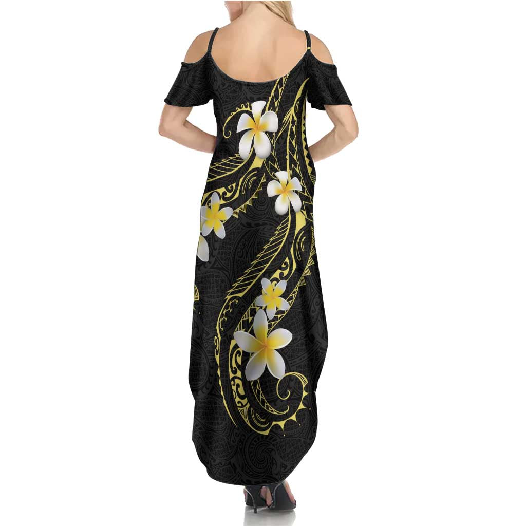 Polynesia Tattoo With Plumeria Family Matching Summer Maxi Dress and Hawaiian Shirt Elegant Vibes