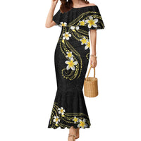 Polynesia Tattoo With Plumeria Mermaid Dress Elegant Vibes