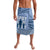 Tonga Father's Day Lavalava Best Dad Ever Tongan Ngatu Pattern - Blue