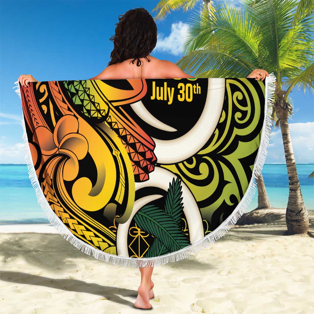 Vanuatu 1980 Beach Blanket Ni-Van Tamtam Sand Drawing Pattern