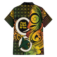 Vanuatu 1980 Family Matching Long Sleeve Bodycon Dress and Hawaiian Shirt Ni-Van Tamtam Sand Drawing Pattern LT14 - Polynesian Pride