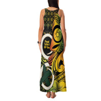 Vanuatu 1980 Family Matching Tank Maxi Dress and Hawaiian Shirt Ni-Van Tamtam Sand Drawing Pattern