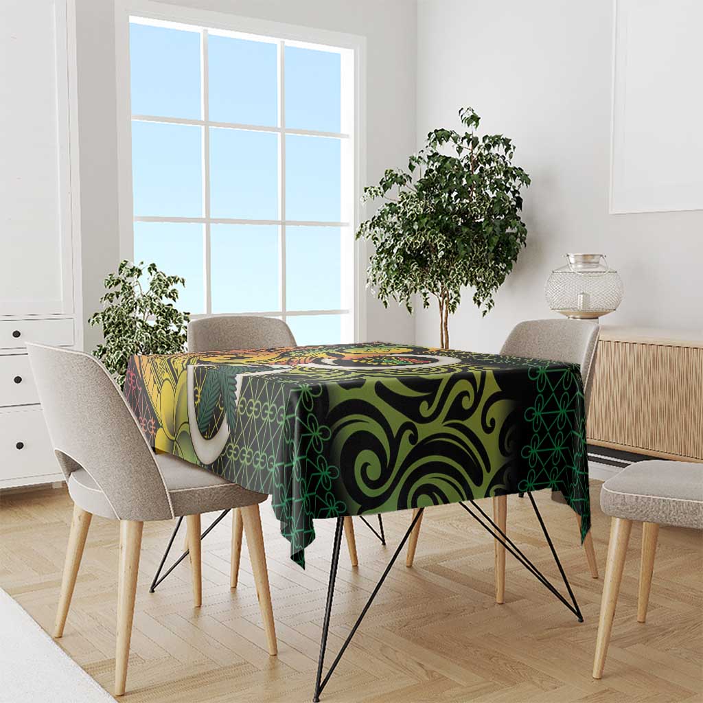 Vanuatu 1980 Tablecloth Ni-Van Tamtam Sand Drawing Pattern