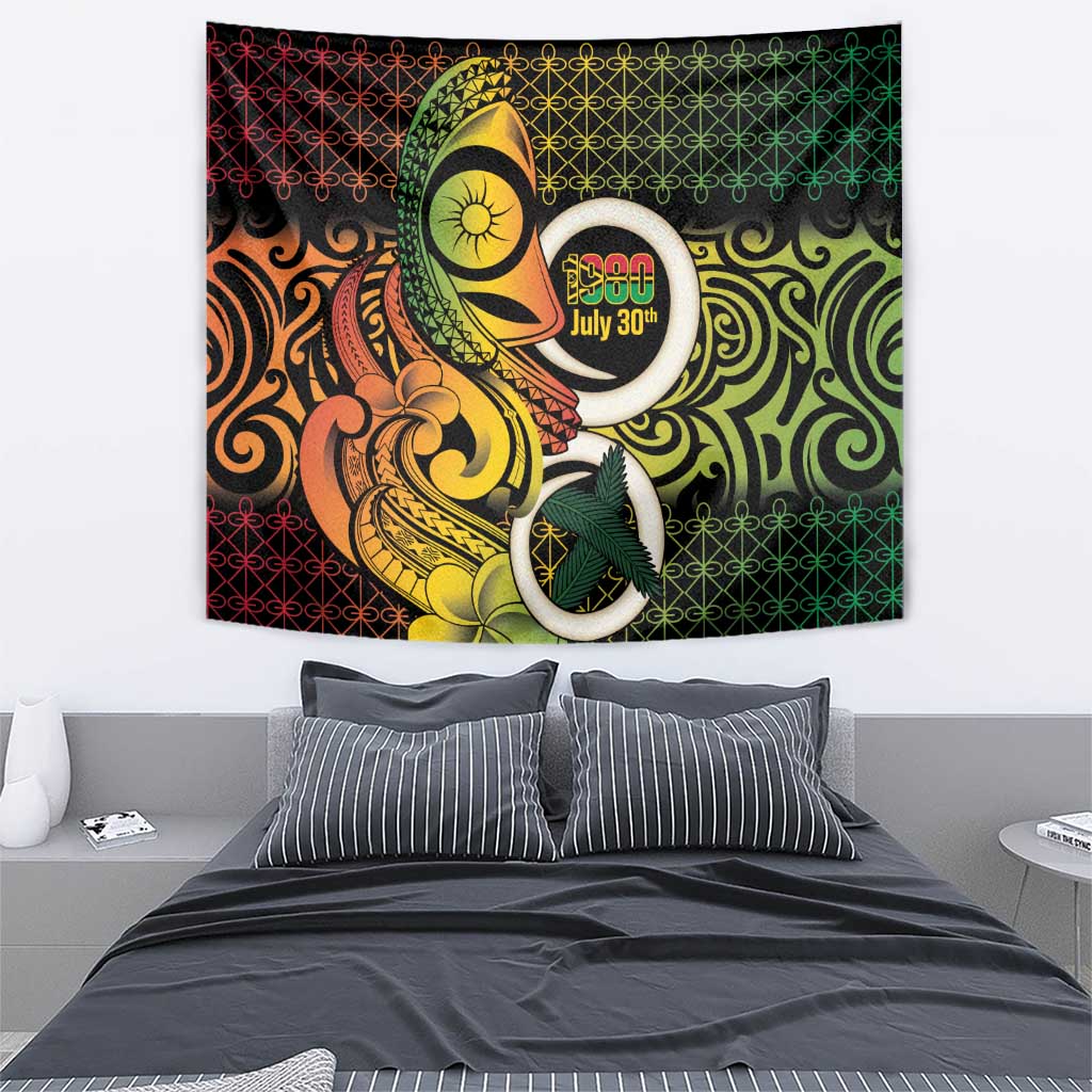 Vanuatu 1980 Tapestry Ni-Van Tamtam Sand Drawing Pattern