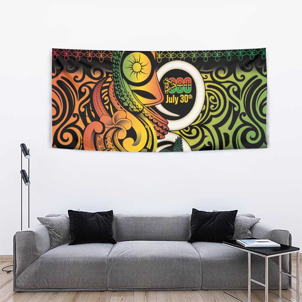 Vanuatu 1980 Tapestry Ni-Van Tamtam Sand Drawing Pattern