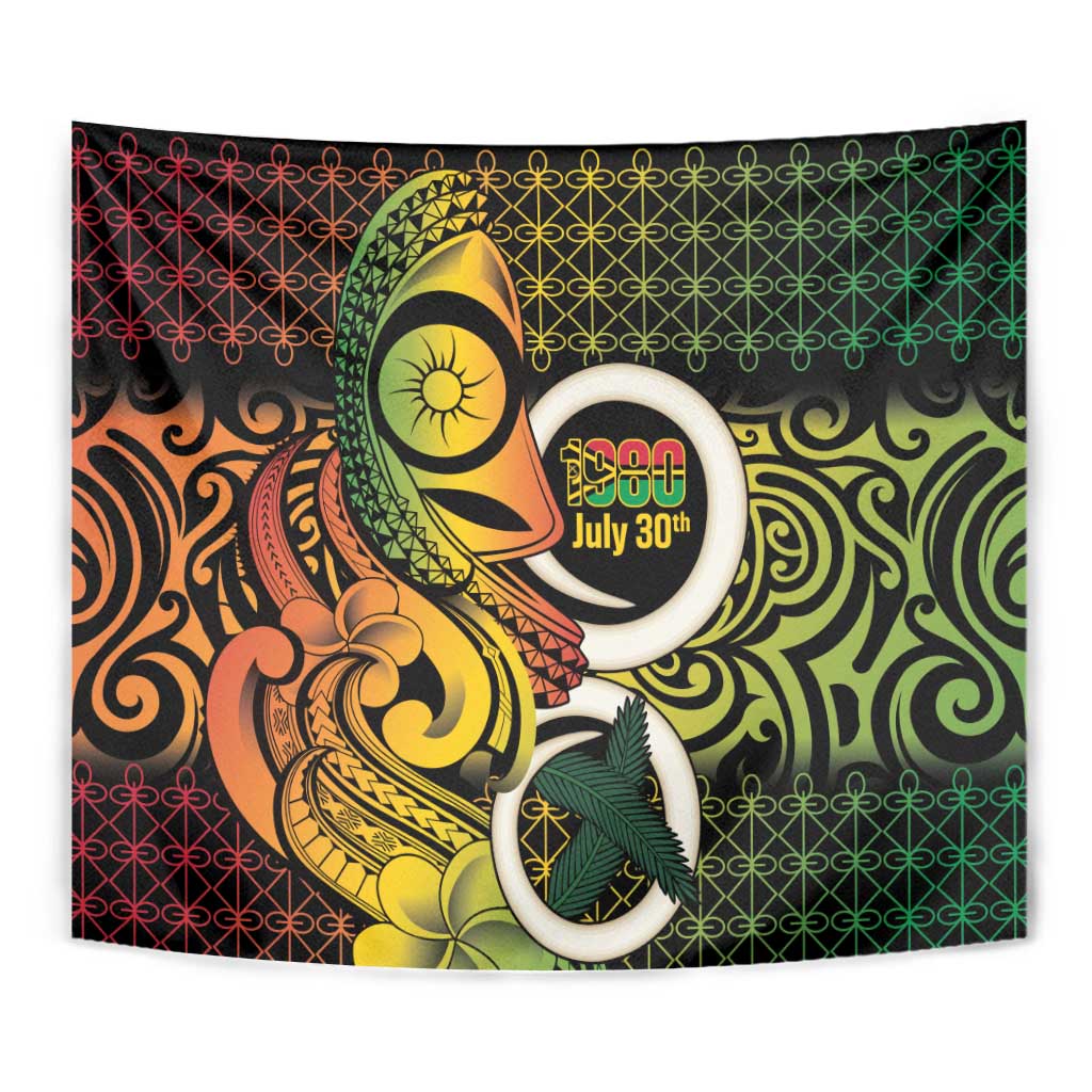 Vanuatu 1980 Tapestry Ni-Van Tamtam Sand Drawing Pattern